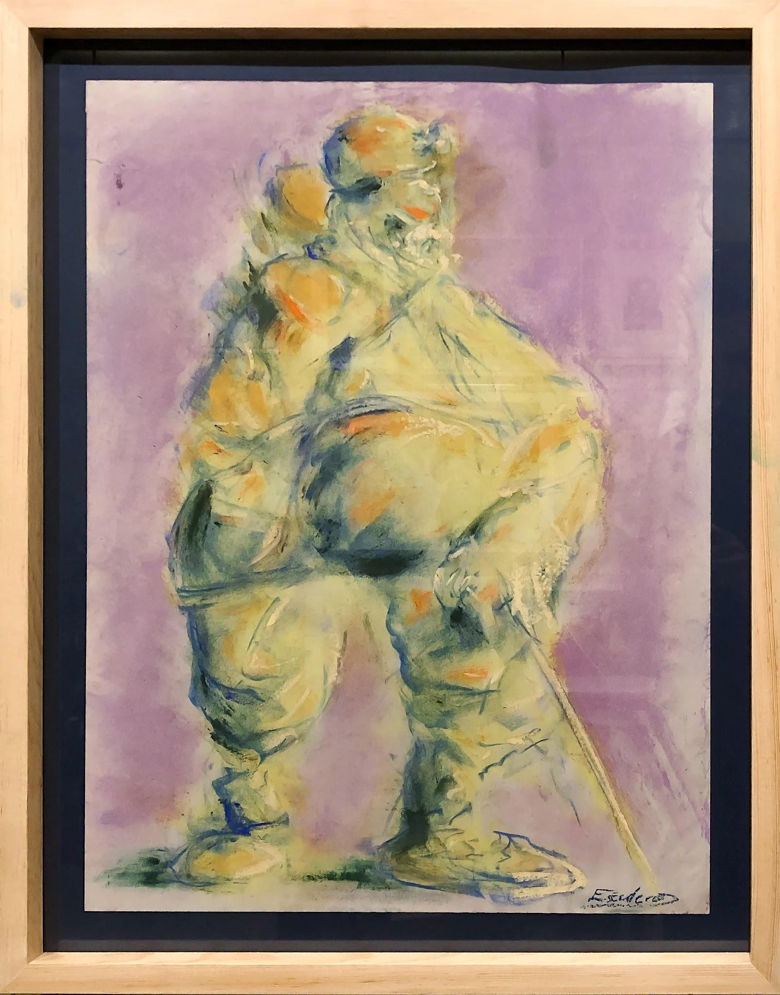 Estudio de Rembrandt, obra de César Escudero