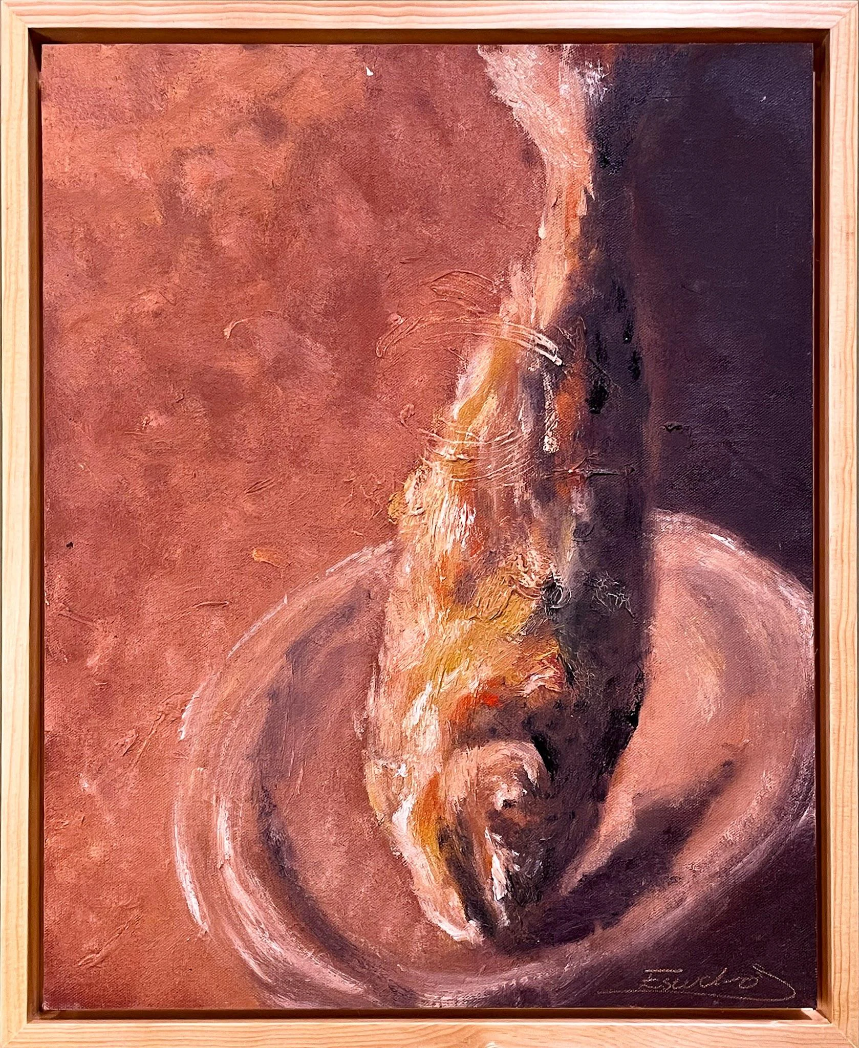 Huachinango a la brasa, obra de César Escudero